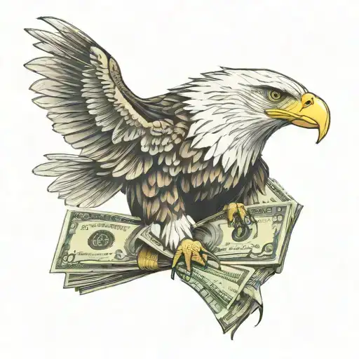 Eagle Holding Money