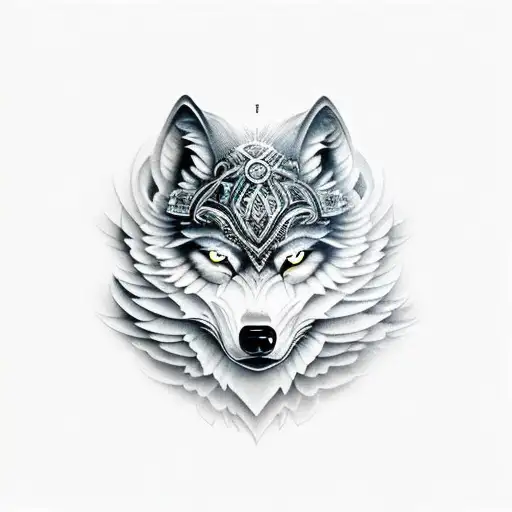 Meaningful Wolf Warrior Angel