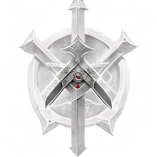 Templar Knight With Sword