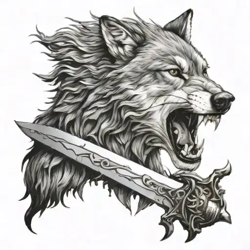 The Wolf And The Sword Merge Into One