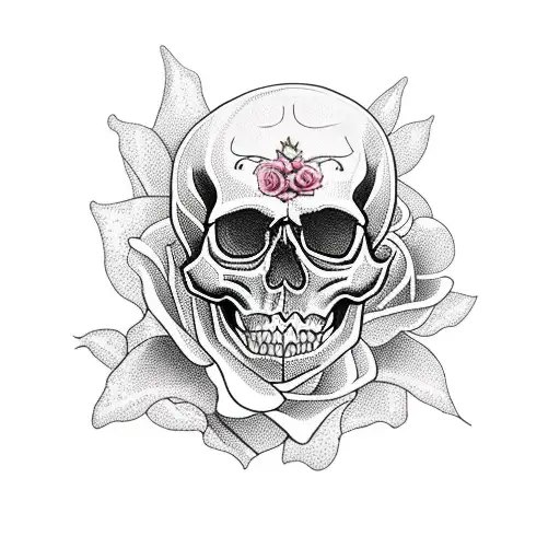 Skull And Roses