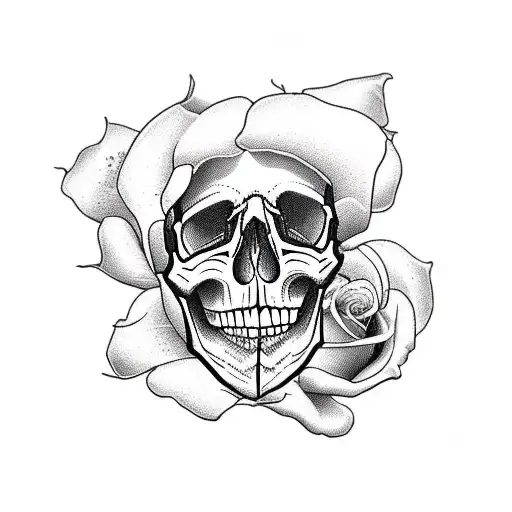 Skull And Roses