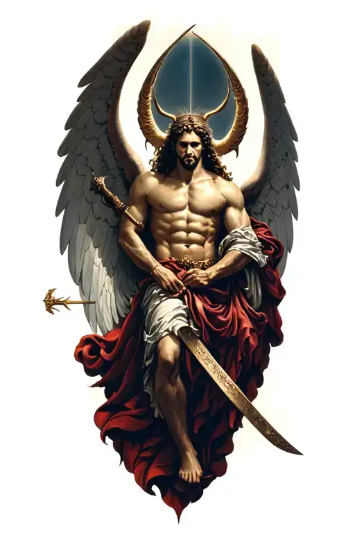 Saint Michael Killing Lucifer