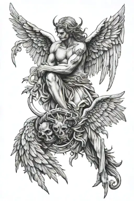 Angel And Demon Wings