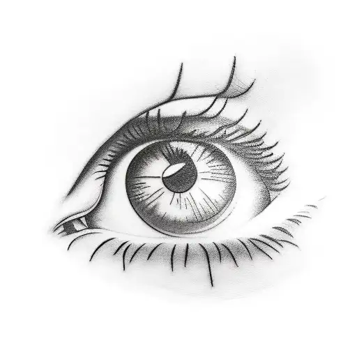 Eye With Steps A Girl And A Clock 1Am