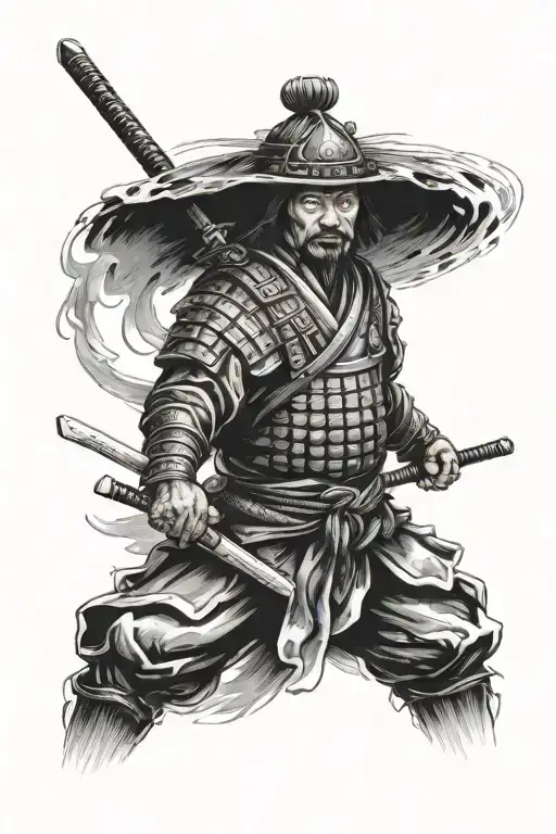 Samurai Warrior Standing