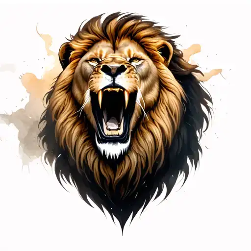 Lion Roaring