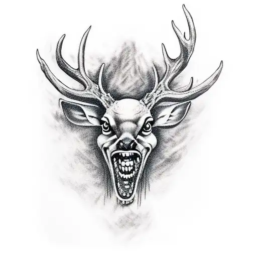 Laughing Deer From The Evil Dead 2 Movie