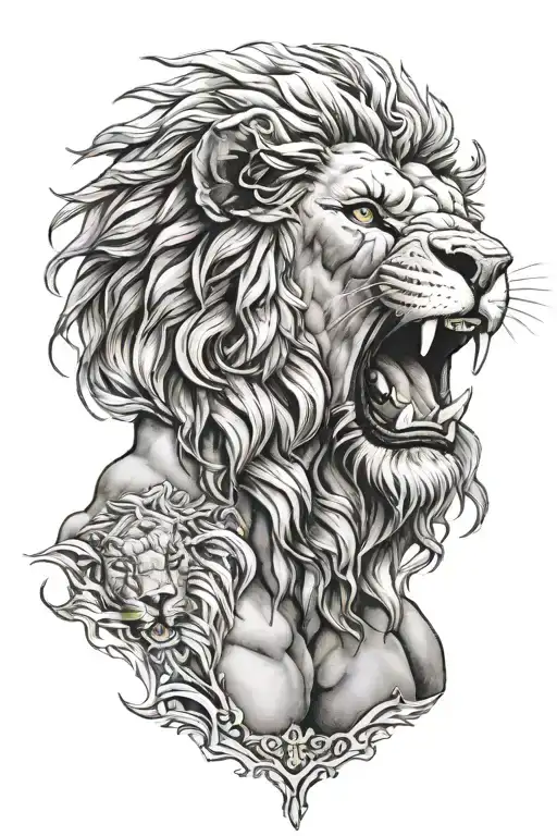 Hercules With Lion Head