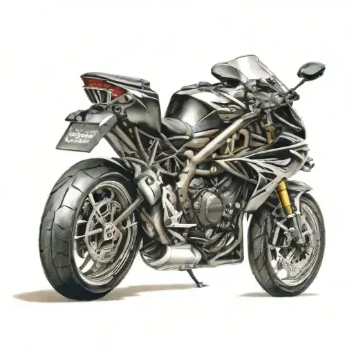 Sportbike Ridden By Speed Devil Half Angel