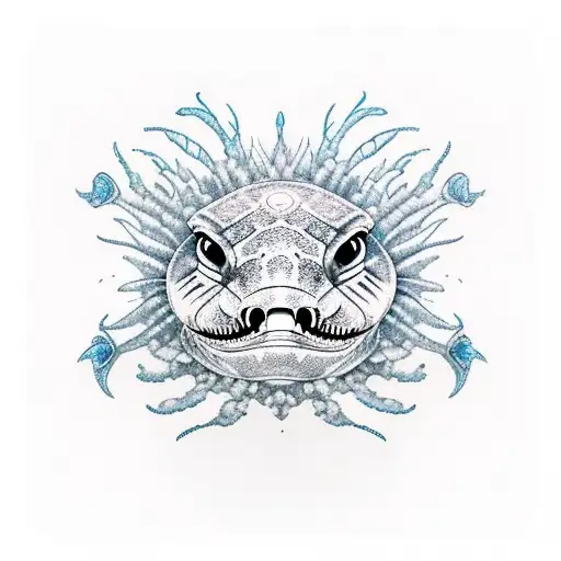 Sleeve Coral Reef Saltwater Ocean Sharks Lion Fish