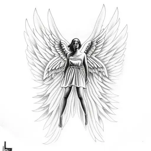 Angel Falling Of Sun