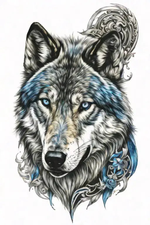 Wolf Blue Eyes