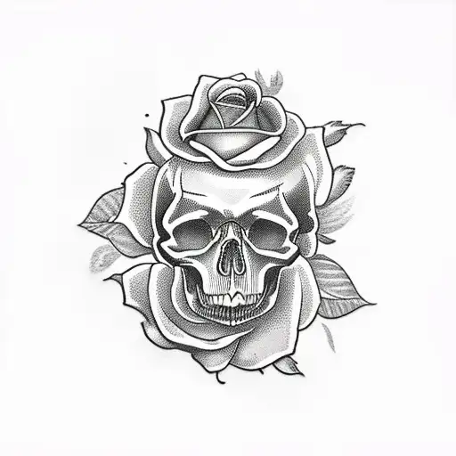 Skull And Roses