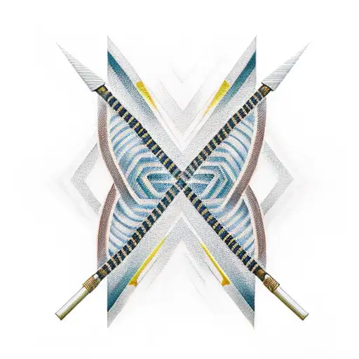 Braided Three-stripe Arrow