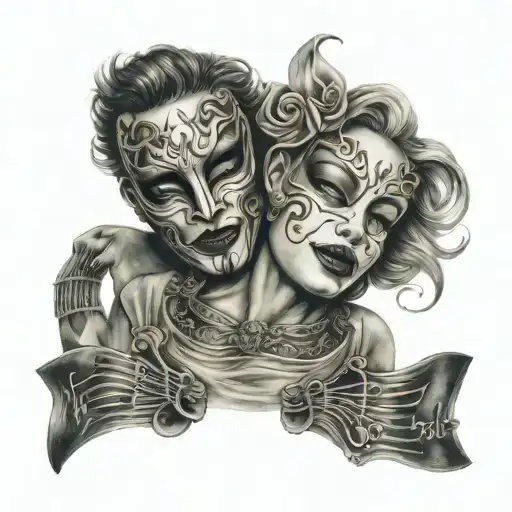 Music Dance Theatre Masks