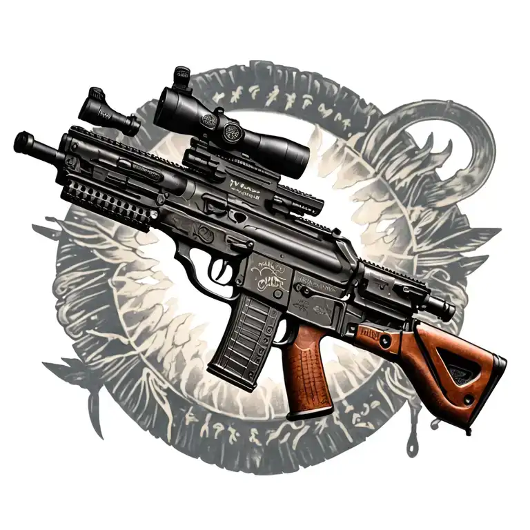 Detailed Negev Ng7 Machine Gun