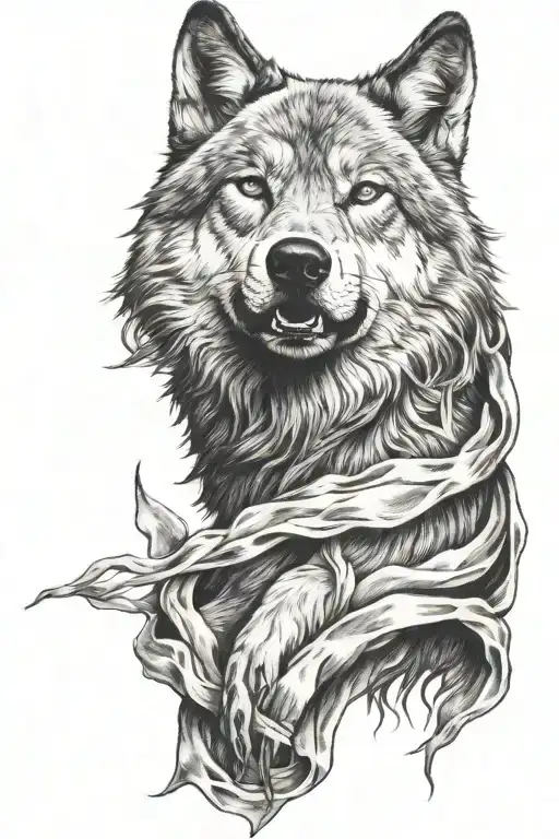 Wolf Wrapped Tightly