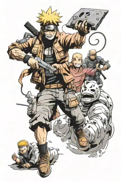 Naruto And Jason Voorhees And Cooking And Backpacking And Boxing