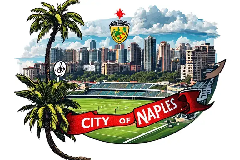 City Of Naples And Your Football Club Logo