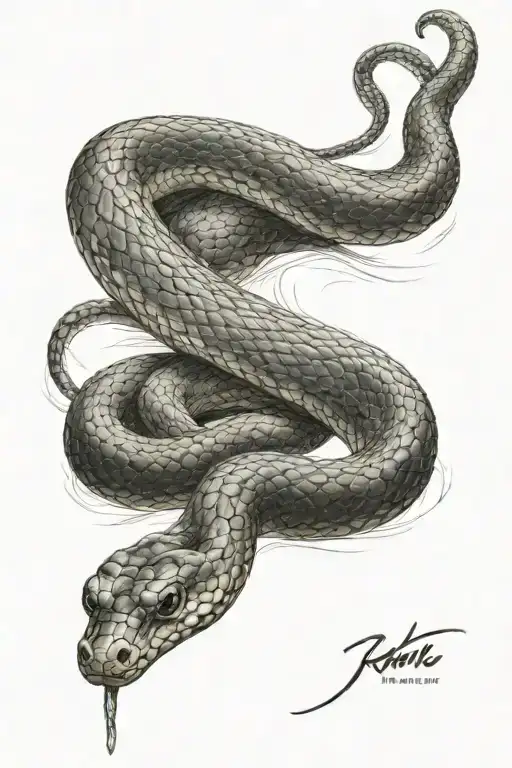 Snake Wrapped
