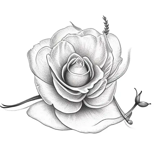 Semicolon With Freesia