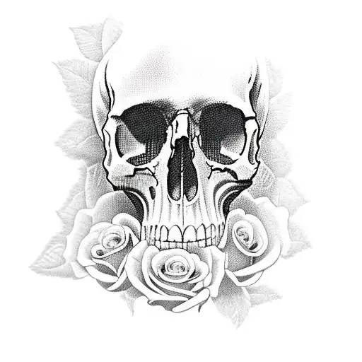 Skull And Roses