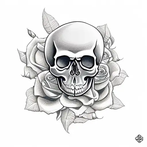Skull And Roses