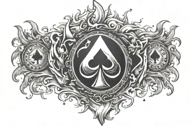 Poker Aces On Fire