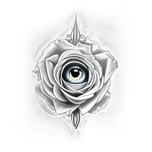 Eye Of Horus Rose Forearm