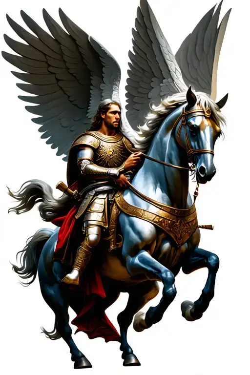 Roman Soldier Pegasus Emerging