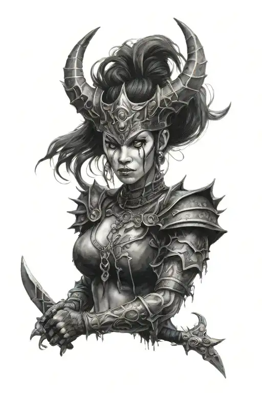 Demonic Female Warrior