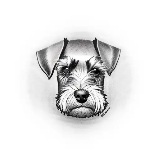 Schnauzer With Script
