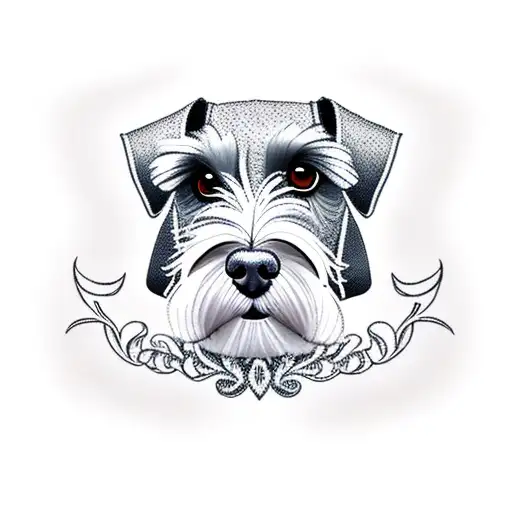 Schnauzer With Script