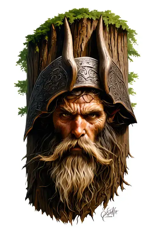 Viking Tree Trunk