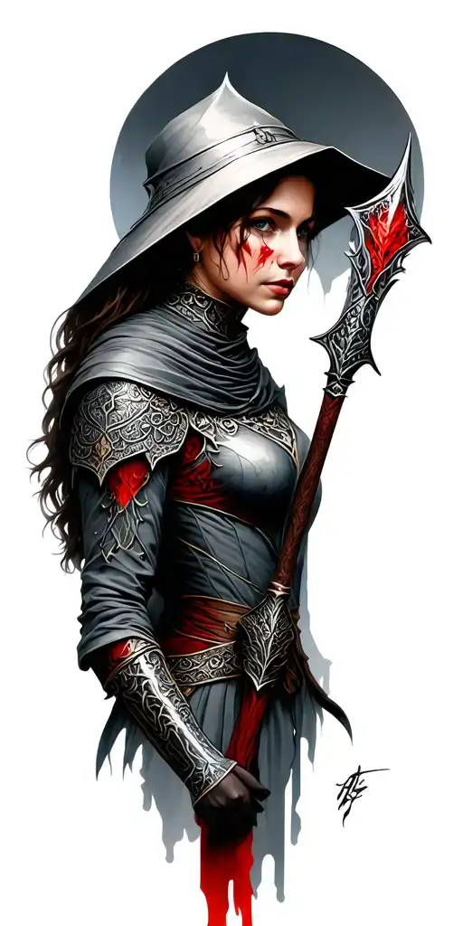 Lady Maria Bloodborn Dark Souls