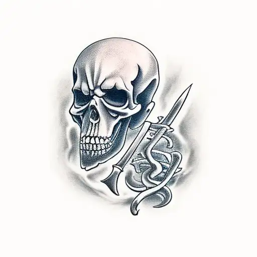 Grim Reaper With Scythe