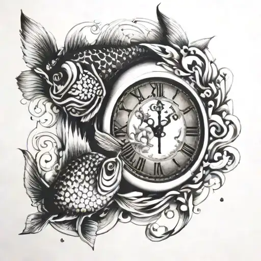 Koji Fish And Birth Clock