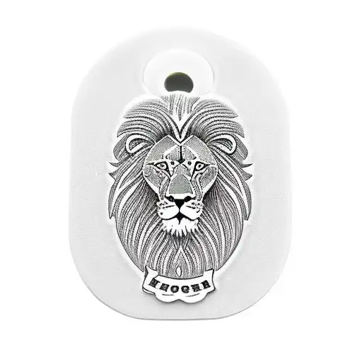 Lion Poker Cards Dog Tags