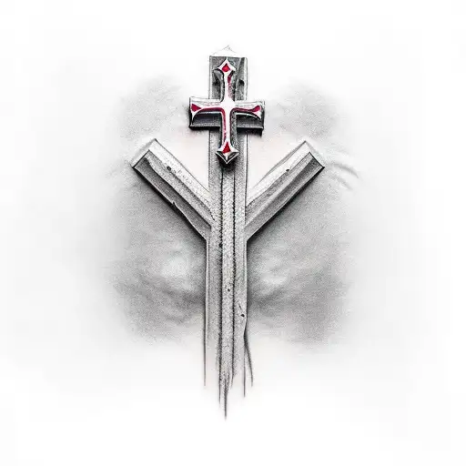 Upside Down Christian Cross