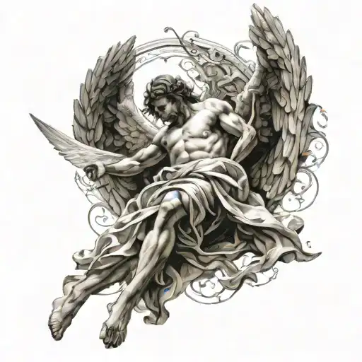 Falling Angel And Roberto Ferri