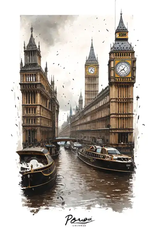 London City Ravaged By Time And In Ruin