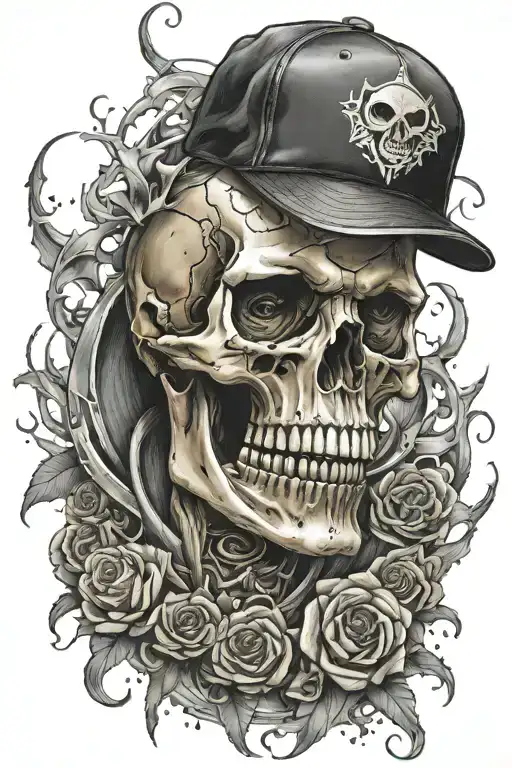Artist Is A Rapper With A Skull Made