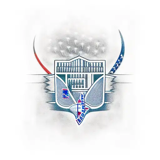 New York Rangers With Madison Square Garden