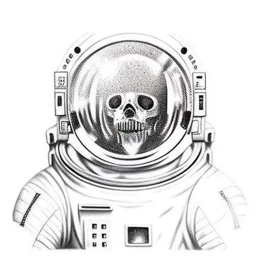 Astronaut With Graffiti