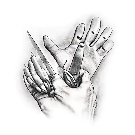 Dagger Penetrating Hand