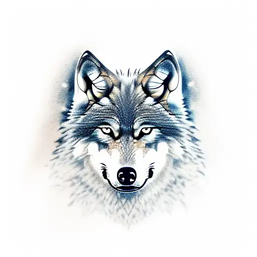 Wolf With A Lacrosse Stick