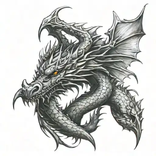 Dark Fantasy And Dragon