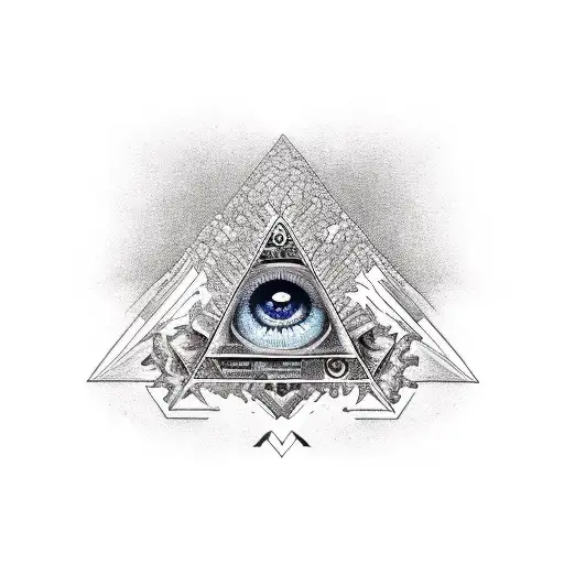 Masson Eyes Pyramid And Gears On Space