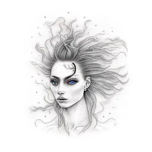 Woman With Hair Like A Weeping Willow Tree